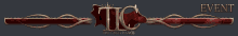 a banner for tic the last chance with a red ribbon