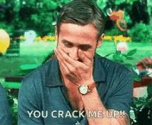 You Crack Me Up Ryan Gosling GIF - You Crack Me Up Ryan Gosling Laugh GIFs