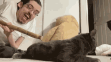 Ricky Berwick Feline GIF - Ricky Berwick Feline Poke GIFs