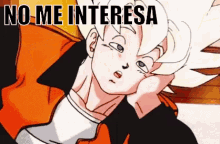 Goku No Me Interesa GIF - Goku No Meinteresa Bostezo GIFs