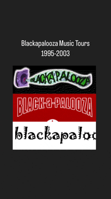 Blackapalooza Music Tours Poppapolis GIF