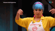 divertida georgina barbarossa master chef argentina feliz emocionada