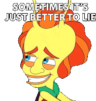 Sometimes Its Just Better To Lie Flanny Olympic Sticker - Sometimes Its Just Better To Lie Flanny Olympic Big Mouth Stickers