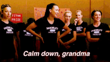 Glee Santana Lopez GIF - Glee Santana Lopez Calm Down Grandma GIFs