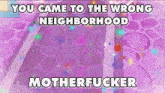 You Came To The Wrong Neighborhood Pixellink Pixelstart GIF