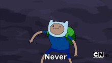 Fin Never GIF - Fin Never Adventure Time GIFs