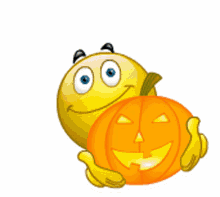 happy halloween smile pumpkin