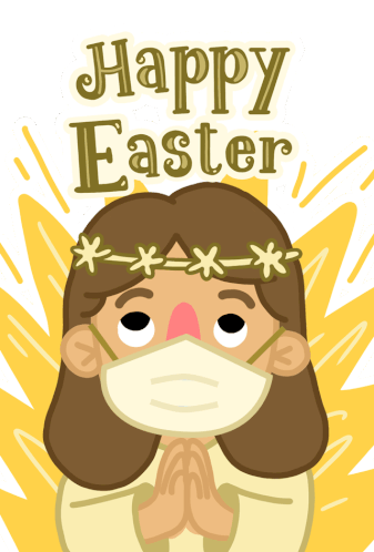 Easter Happy Easter Sticker - Easter Happy Easter Jesus Stickers
