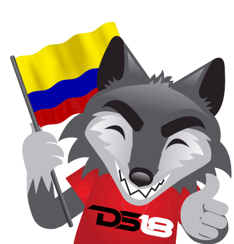 Ds18 Flag Sticker - Ds18 Flag Colombia Stickers