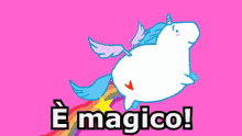 Arcobaleno Magico Unicornio Magia Colori GIF - Rainbow Magic Unicorn GIFs