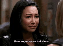 Glee Santana Lopez GIF - Glee Santana Lopez Please Say You Love Me Back Please GIFs