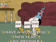 Snoopy Happy New Year GIF