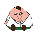 Wobbly Peter Griffin Peter Griffin Sticker