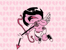 Happy Valentines Day Funny Cupid GIF - Happy Valentines Day Funny Cupid Emo Cupid GIFs