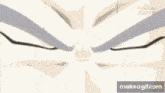 a gif of super dragon ball heroes is being made on makeagif.com