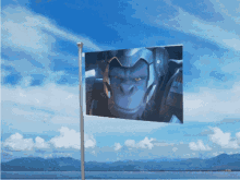 Winston Overwatch GIF - Winston Overwatch Flag GIFs