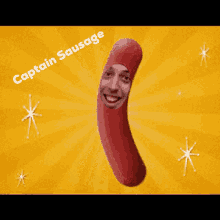 Captain Sausage Sausage GIF - Captain Sausage Sausage Smile GIFs