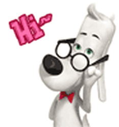 Beagle Peabody Sticker - Beagle Peabody Hello Stickers