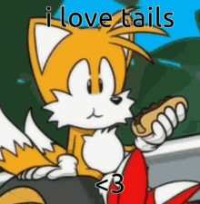 Tails Tails Sonic GIF - Tails Tails Sonic I Love Tails GIFs