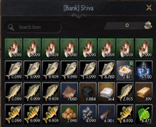 a screenshot of a game that says bank shiva on it