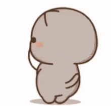 a cartoon cat is hugging a white cat with the words my babyyyy written above it .