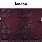 a screenshot of a video game with the word london at the top