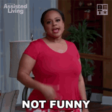 Not Funny Leah GIF - Not Funny Leah Assisted Living GIFs