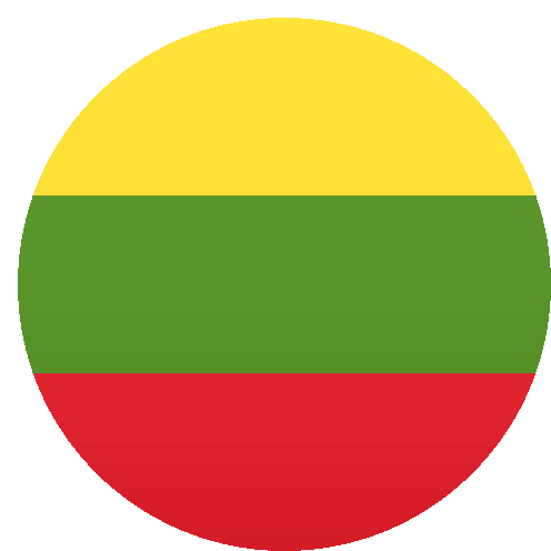 Lithuania Flags Sticker - Lithuania Flags Joypixels Stickers
