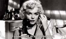 I Understand GIF - I Understand Understand Marilyn Monroe GIFs