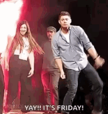 Yay Its Friday Dean Winchester GIF - Yay Its Friday Dean Winchester Dance GIFs