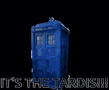 Its The Tardis Doctor Who GIF