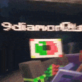 a computer screen displays the word diamond on the top