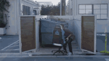 Garbage Throwing GIF - Garbage Throwing Chair GIFs