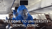 Toxic Welcome To University Dental Clinic GIF - Toxic Welcome To University Dental Clinic Airplane GIFs