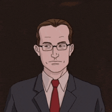 a cartoon of a man with a mustache making a funny face with his arms crossed