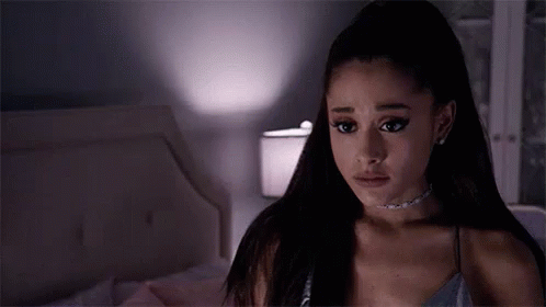 Ariana Grande Sad GIF - Ariana Grande Sad Shocked - Discover & Share GIFs