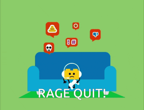 LEGO: Rage Quit 2 on Make a GIF