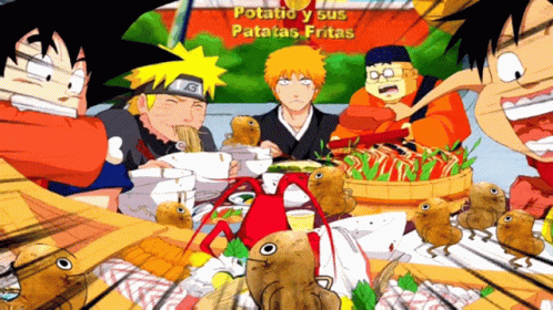 Potatio Y Sus Patatas Fritas Patatas Anime GIF - Potatio Y Sus Patatas  Fritas Potatio Patatas - Discover & Share GIFs