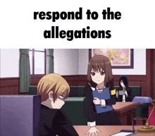 Caption Courtroom Anime GIF - Caption Courtroom Anime Respond To The Allegations GIFs