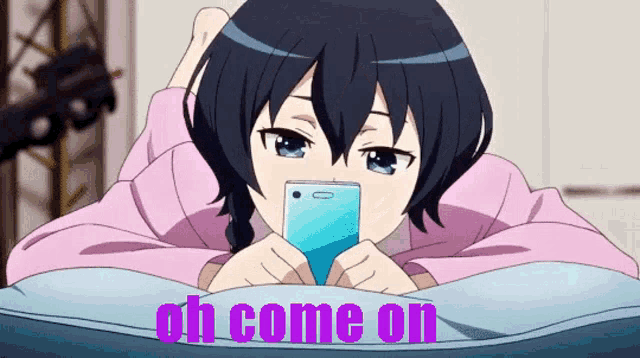 anime gif texting meme｜TikTok Search