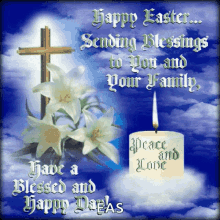 praying happy easter cross flowers happy day