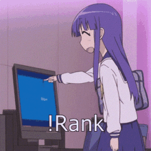 anime rank screen derp