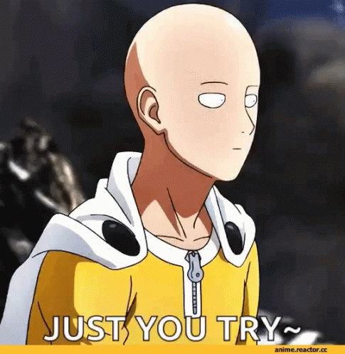 One Punch Man Saitama GIF - One Punch Man Saitama Poker Face - Discover &  Share GIFs