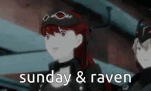 Sunven Sunday And Raven GIF - Sunven Sunday And Raven Akechi And Sumire GIFs