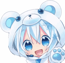 cute anime hoodie happy
