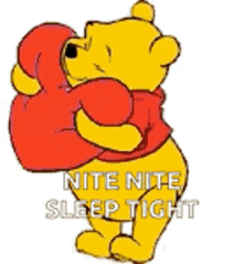 Nite Winnie The Pooh GIF - Nite Winnie The Pooh Sleep Tight GIFs