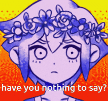 Omori Do You Really Have Nothing To Say GIF - Omori Do You Really Have Nothing To Say GIFs