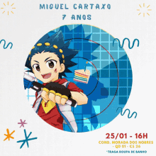 Miguel Cartaxo 7years Old GIF - Miguel Cartaxo 7years Old Birthday Party GIFs