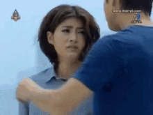 นางร้ายสายลับ กอดปลอบ GIF - Nang Rai Sai Lap Hug To Console Hug GIFs