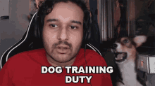 Dog Training Duty Sahil Shah GIF - Dog Training Duty Sahil Shah Training The Dog GIFs